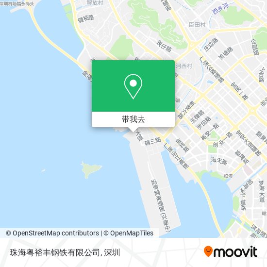 珠海粤裕丰钢铁有限公司地图
