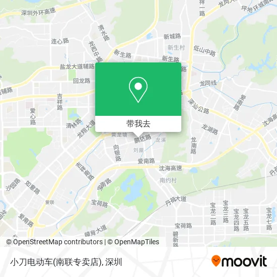 小刀电动车(南联专卖店)地图