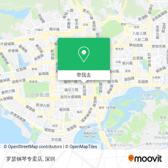 罗瑟钢琴专卖店地图