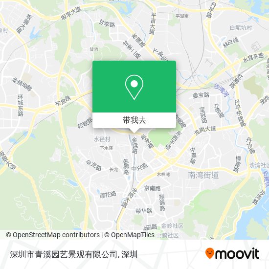 深圳市青溪园艺景观有限公司地图