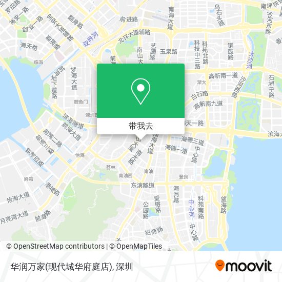 华润万家(现代城华府庭店)地图