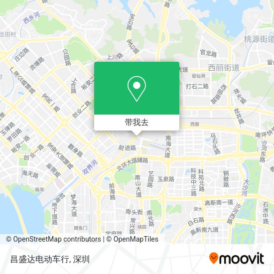 昌盛达电动车行地图
