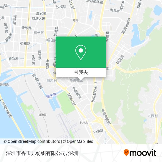 深圳市香玉儿纺织有限公司地图