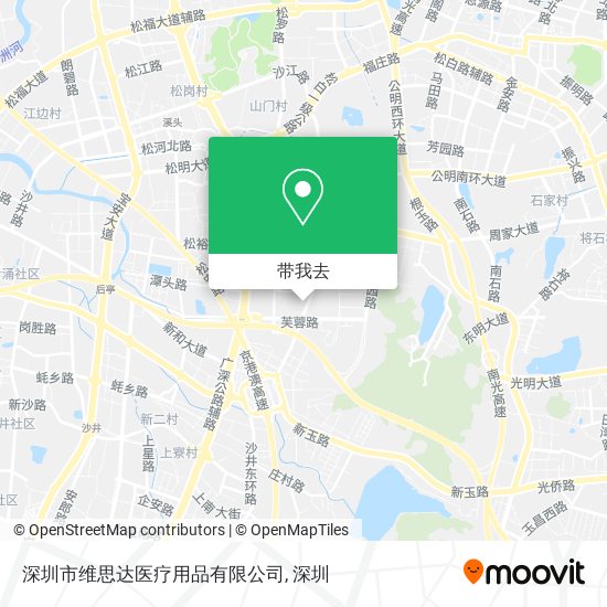 深圳市维思达医疗用品有限公司地图