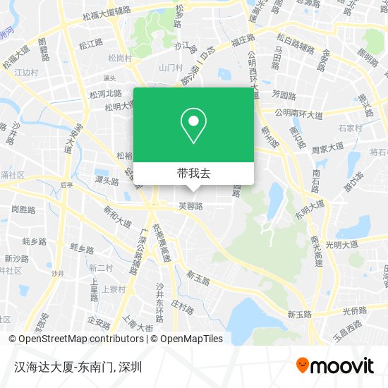 汉海达大厦-东南门地图