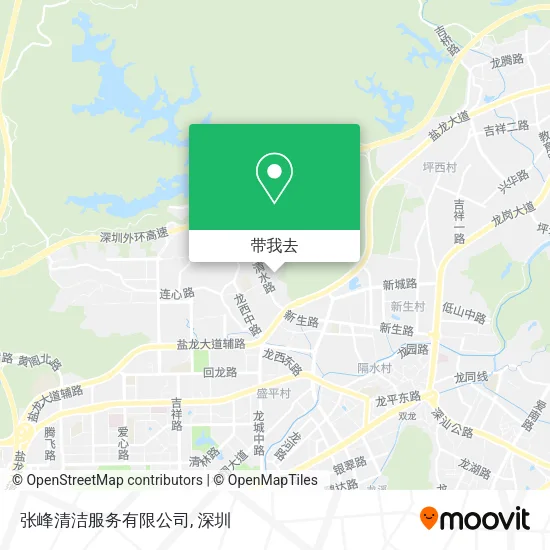 张峰清洁服务有限公司地图