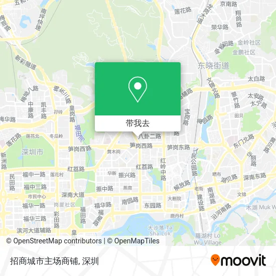 招商城市主场商铺地图