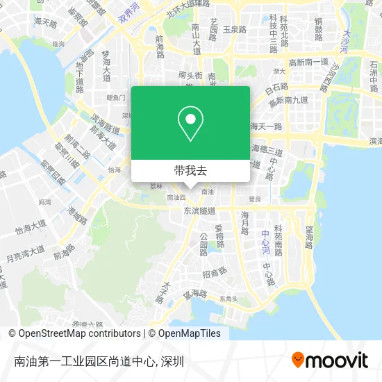 南油第一工业园区尚道中心地图