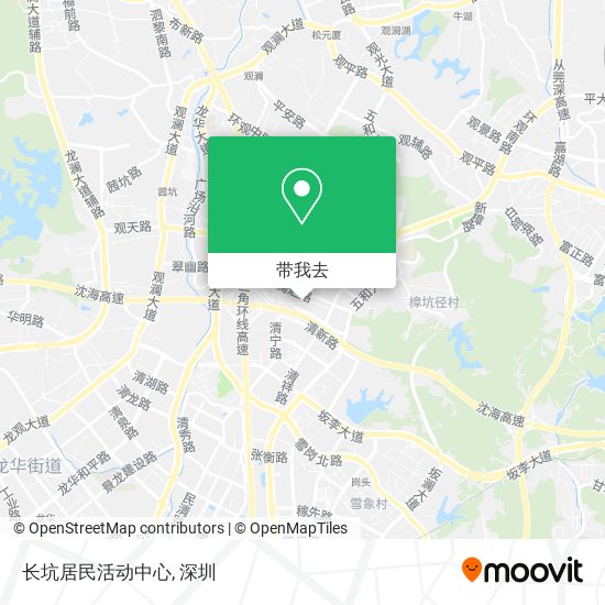 长坑居民活动中心地图