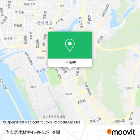 华富居建材中心-停车场地图