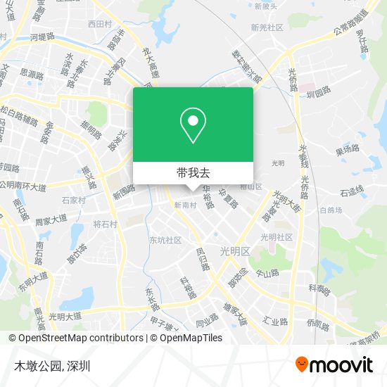 木墩公园地图