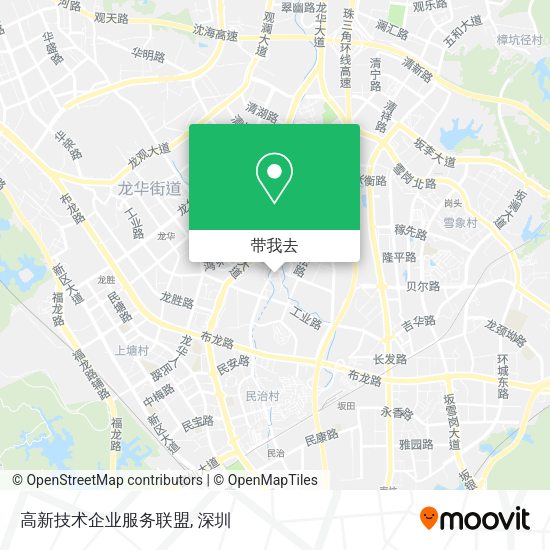 高新技术企业服务联盟地图