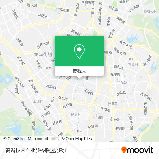 高新技术企业服务联盟地图