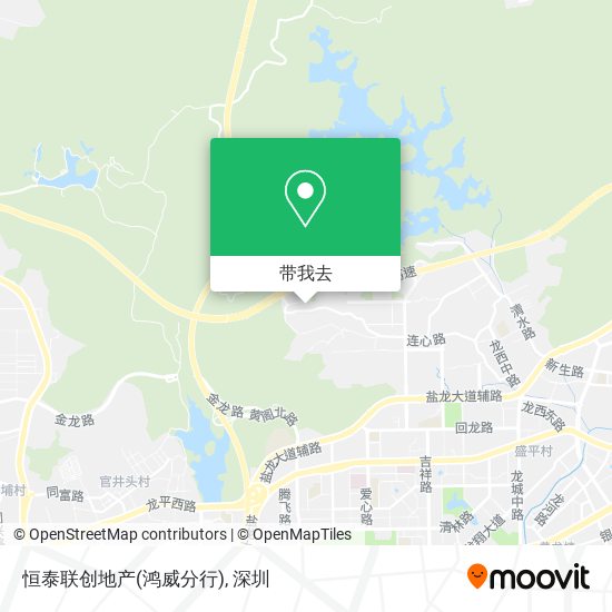 恒泰联创地产(鸿威分行)地图