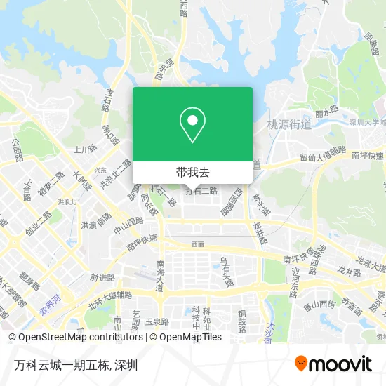 万科云城一期五栋地图