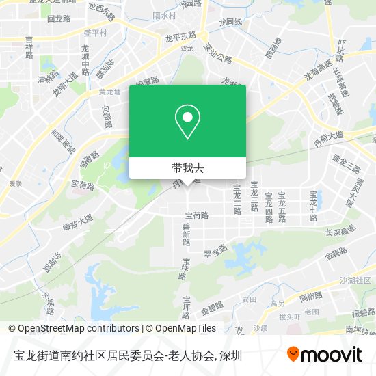 宝龙街道南约社区居民委员会-老人协会地图