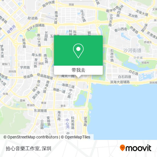 拾心音樂工作室地图