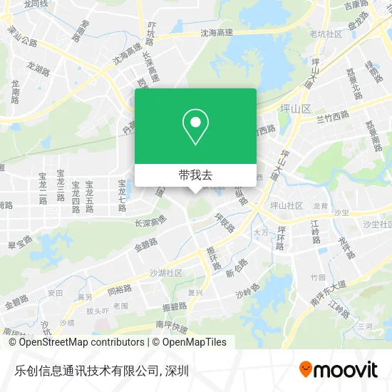 乐创信息通讯技术有限公司地图