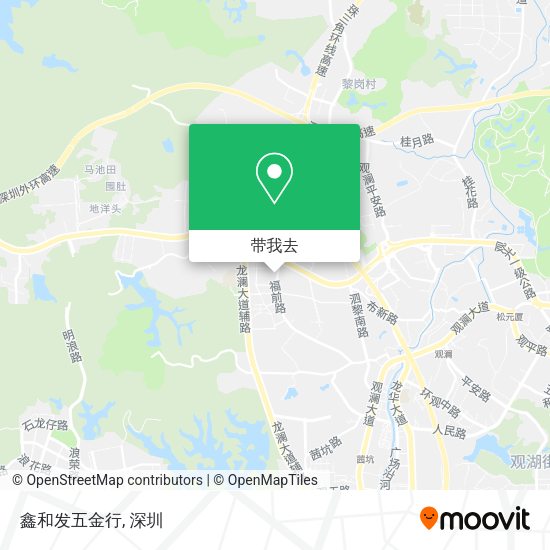 鑫和发五金行地图