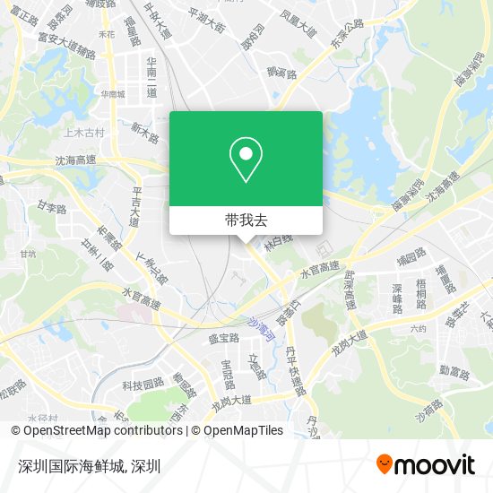深圳国际海鲜城地图