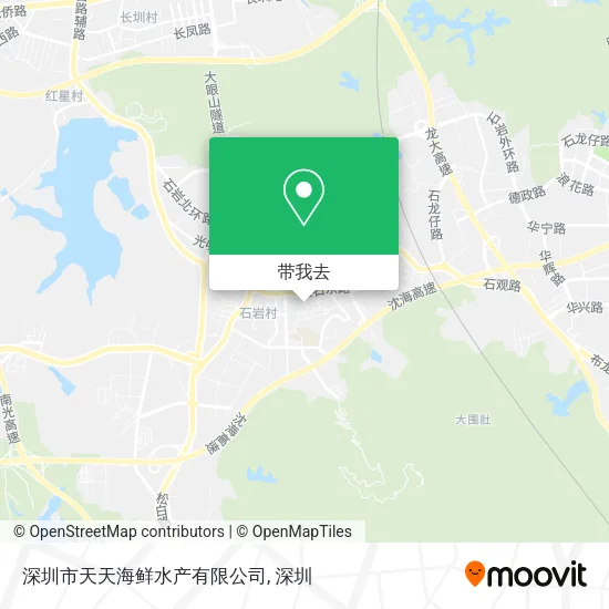 深圳市天天海鲜水产有限公司地图