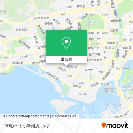 来电(一山小新洲店)地图
