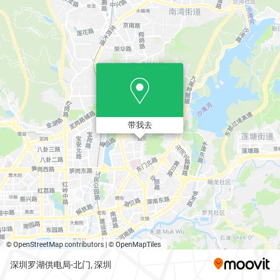 深圳罗湖供电局-北门地图