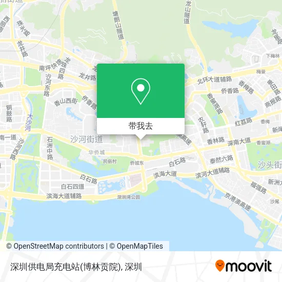 深圳供电局充电站(博林贡院)地图