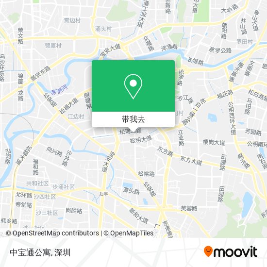中宝通公寓地图