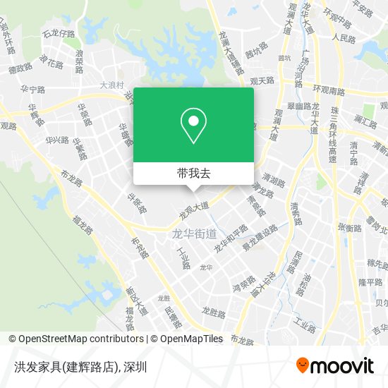 洪发家具(建辉路店)地图