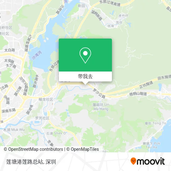 莲塘港莲路总站地图