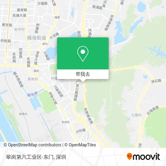 翠岗第六工业区-东门地图