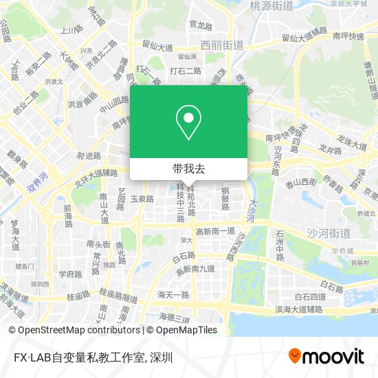 FX·LAB自变量私教工作室地图