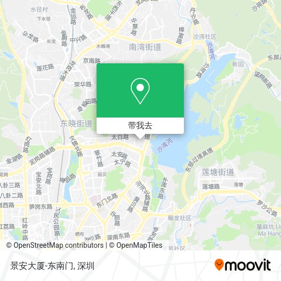 景安大厦-东南门地图