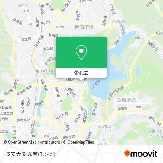 景安大厦-东南门地图