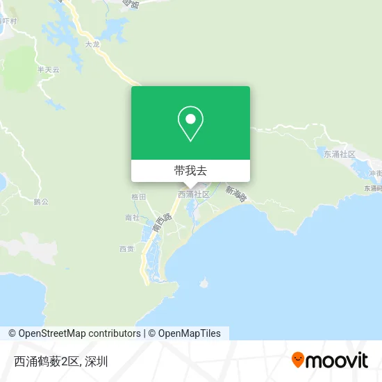 西涌鹤薮2区地图