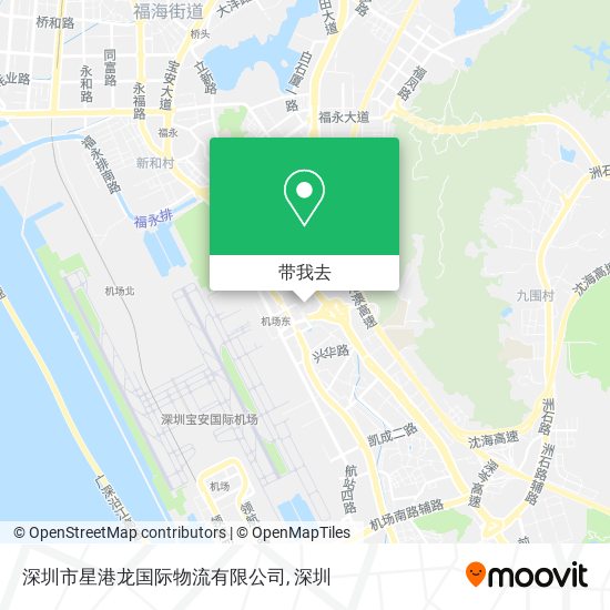 深圳市星港龙国际物流有限公司地图