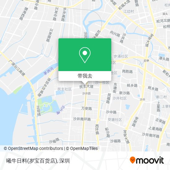 曦牛日料(岁宝百货店)地图