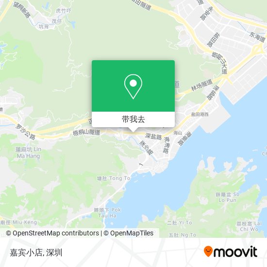 嘉宾小店地图