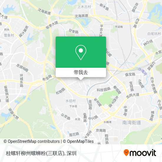 桂螺轩柳州螺蛳粉(三联店)地图