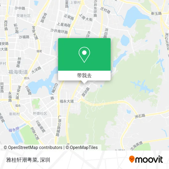 雅桂轩潮粤菜地图