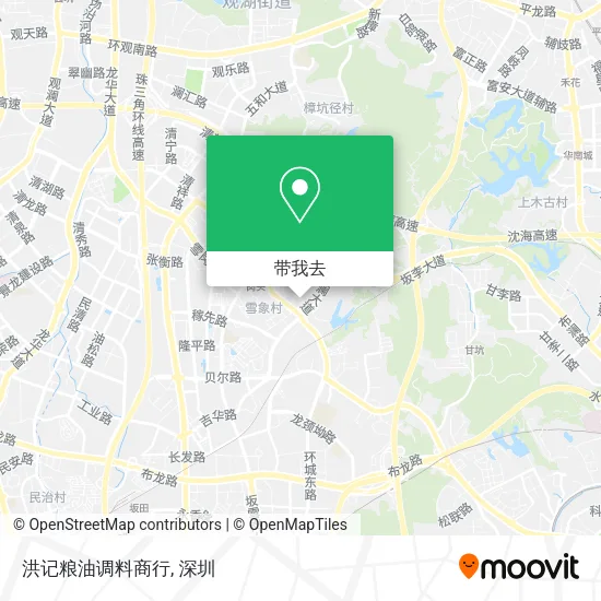 洪记粮油调料商行地图
