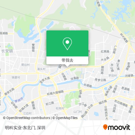 明科实业-东北门地图