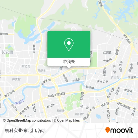 明科实业-东北门地图