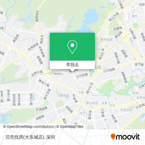 贝壳找房(大东城店)地图