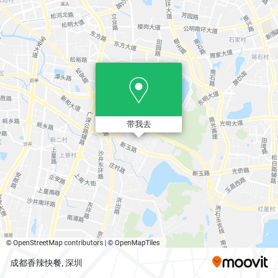 成都香辣快餐地图