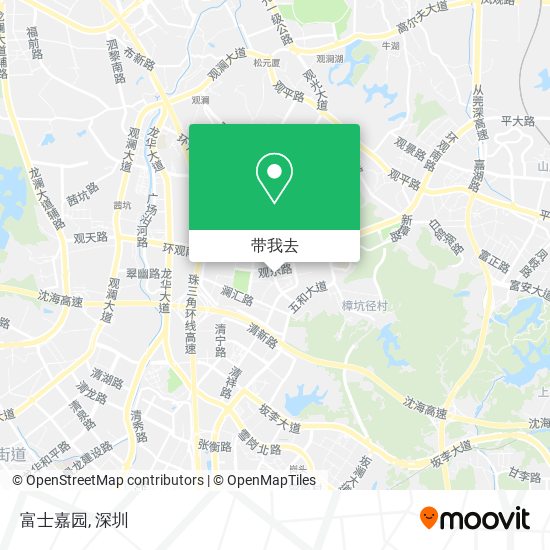 富士嘉园地图