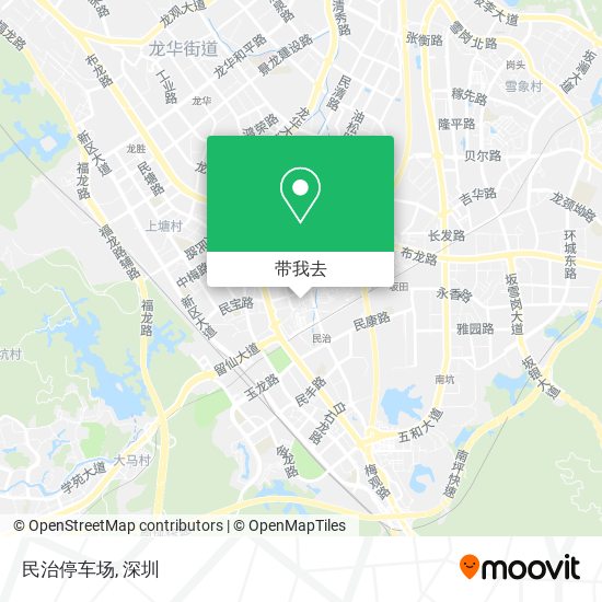 民治停车场地图