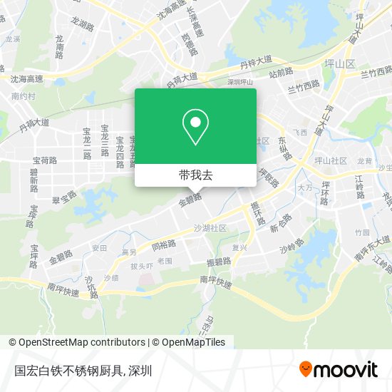 国宏白铁不锈钢厨具地图