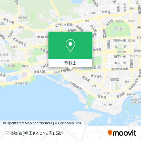 三滴智衣(福田KK ONE店)地图